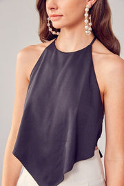 OPEN BACK TIE BOW TOP