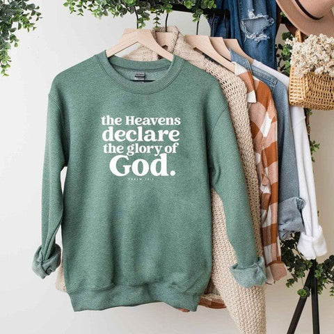 The Glory Of God Scripture Sweatshirt