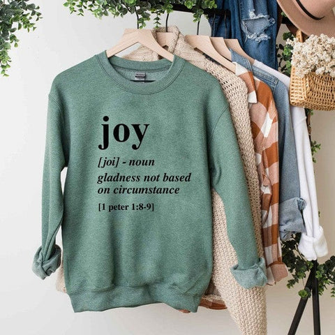 Joy Scripture Sweatshirt