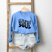 It Is Well With My Soul Wavy Sweatshirt