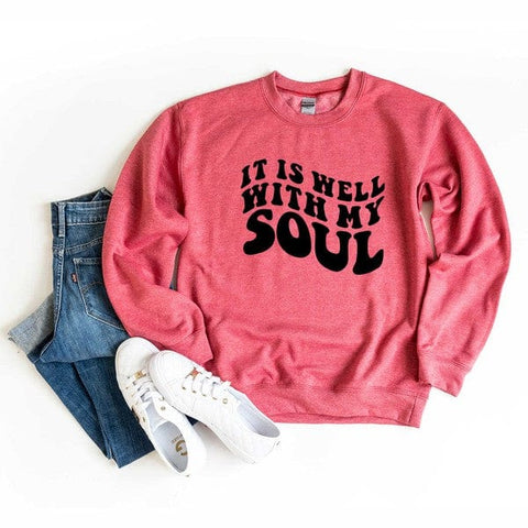 It Is Well With My Soul Wavy Sweatshirt