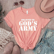 Enlist In God's Army Short Sleeve Graphic Tee