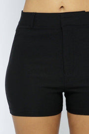 Basic Shorts S.M.L 50% Rayon 44% Nylon 6% Spandex Black
