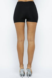Basic Shorts S.M.L 50% Rayon 44% Nylon 6% Spandex Black